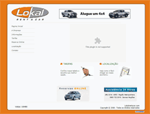 Tablet Screenshot of lokalrentacar.com